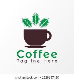 coffee logo template design, suitable for your coffee shop.