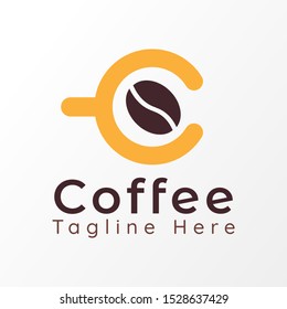 coffee logo template design, suitable for your coffee shop.