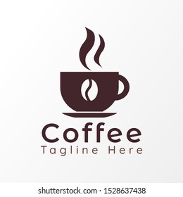 coffee logo template design, suitable for your coffee shop.