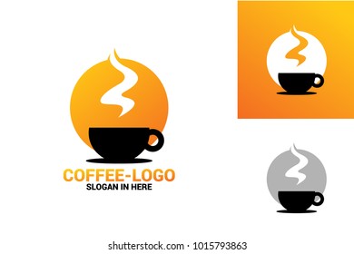 Coffee Logo Template Design Vector, Emblem, Design Concept, Creative Symbol, Icon