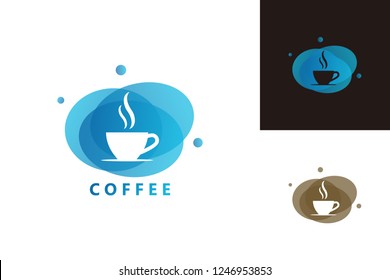 Coffee Logo Template Design Vector, Emblem, Design Concept, Creative Symbol, Icon