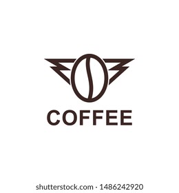 coffee logo template design vector