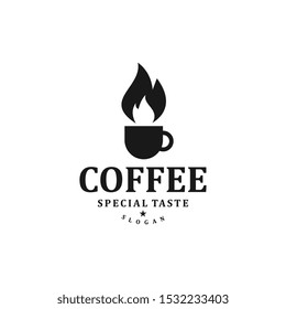 coffee logo template. design vector