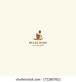 Coffee logo template design in Vector illustration 