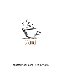 coffee logo template. Different logo, badge, emblem collection on white background. Vector coffee shop labels. Minimalistic vector.