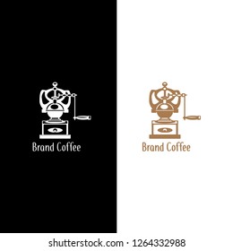 coffee logo template. Different logo, badge, emblem collection on white background. Vector coffee shop labels. Minimalistic vector.