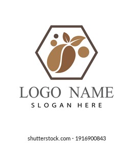coffee logo template illustration design vector