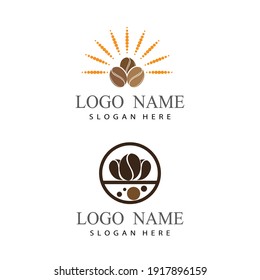 coffee logo template illustration design vector