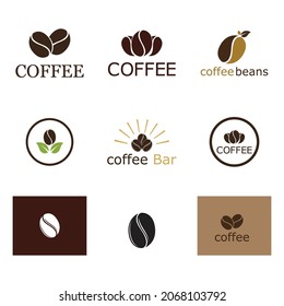 coffee logo template illustration design vector