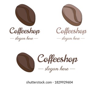 Coffee logo template Illustration vector design.