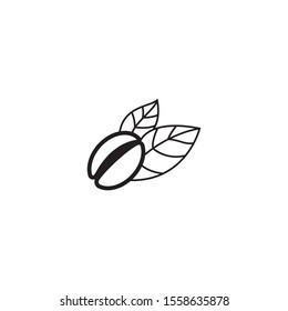 coffee logo template silhouette design