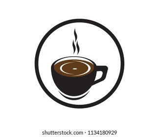 coffee logo template vector icon