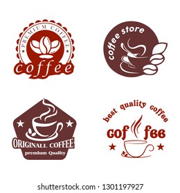 coffee logo template vintage