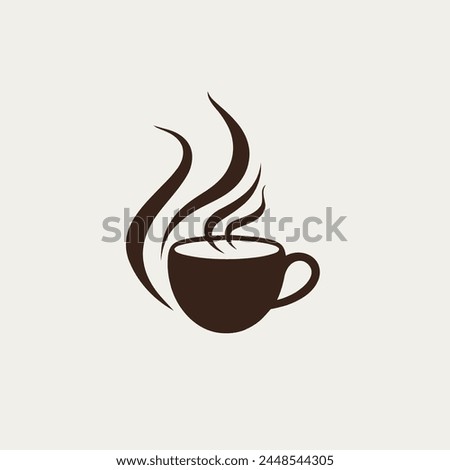 Coffee Logo Vector Art Drink, Beverage, Cafe, Icon, Hot.