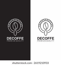 Arte, ícones e gráficos do vetor do logotipo do café