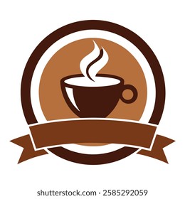 Coffee logo vector art illustration