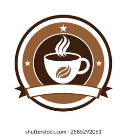 Coffee logo vector art illustration