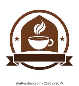 Coffee logo vector art illustration