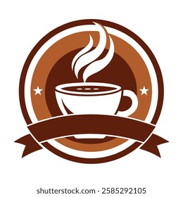 Coffee logo vector art illustration