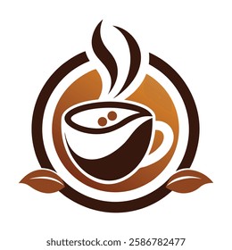 Coffee logo vector art illustration