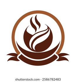 Coffee logo vector art illustration