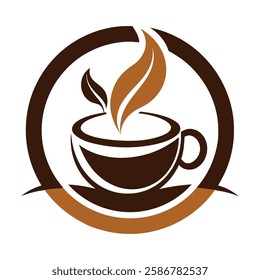 Coffee logo vector art illustration