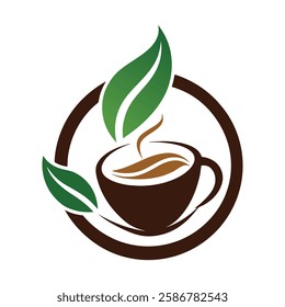 Coffee logo vector art illustration