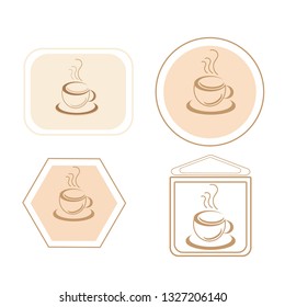 Coffee logo vector for branding.
