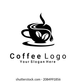 coffee logo vector, cafe and restaurant logo, brand, label