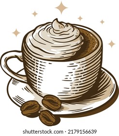 Coffee Logo Vector Design for Coffee Shop