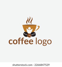 coffee logo vector design template 