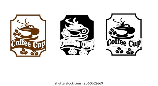 Coffee logo vector design template