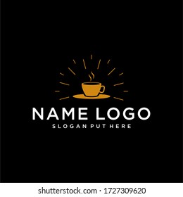 coffee logo vector graphic abstract style modern