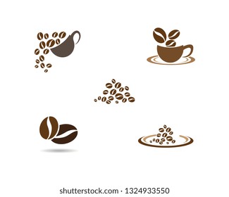 Coffee logo vector icon