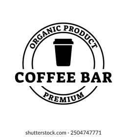 Coffee logo vector icon illustration hipster retro vintage