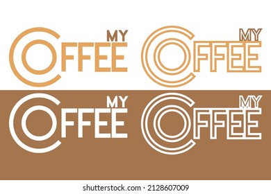 Plantilla de símbolo del icono del vector del logotipo del café. Logo del Café. Logo de Coffee Shop