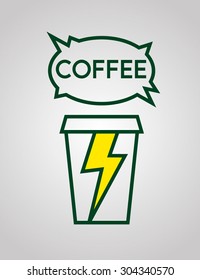 Coffee logo. Vector illustration