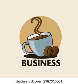 Coffee logo vector illustration design template