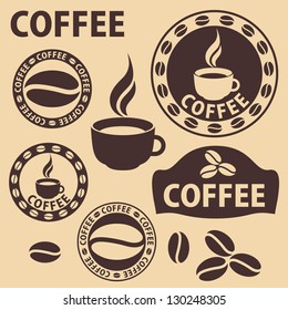 Coffee logo. Vector illustration EPS   