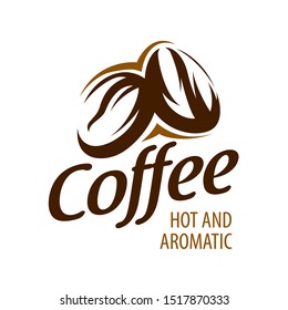 Coffee logo. Vector illustration on white background