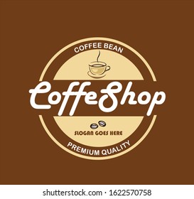 Coffee logo - vector illustration, Simple design