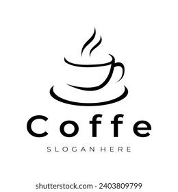 coffee logo vector illustrator design