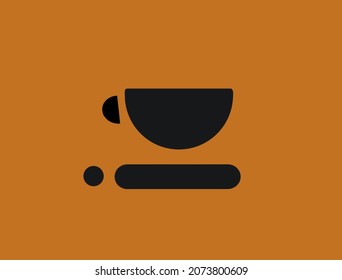 coffee logo Vector. simple illustration of a coffee cup. 