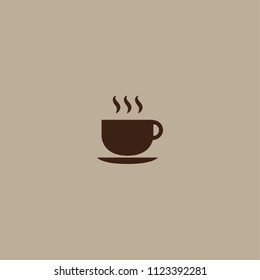 Coffee logo vector. symbol. free space for text. wallpaper. background. label.