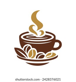 coffee logo vector template, coffee logo vector elements, coffee vector illustration