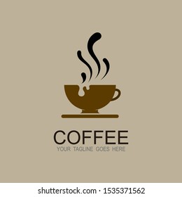 coffee logo vintage, cafe logo. coffee. vector illustration. editable