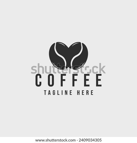 coffee logo vintage vector illustration template icon graphic design