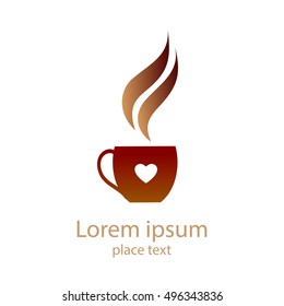 Coffee logotype. Idea for coffee shop logo design template. Vector template.