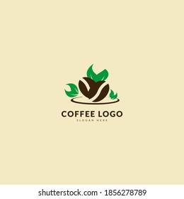 Coffee logotype. Minimalist coffee logo concept, fit for cafe, restaurant, packaging and coffee business. Illustration vector logo.