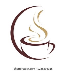 Coffee Logotype with stylish and modern design.